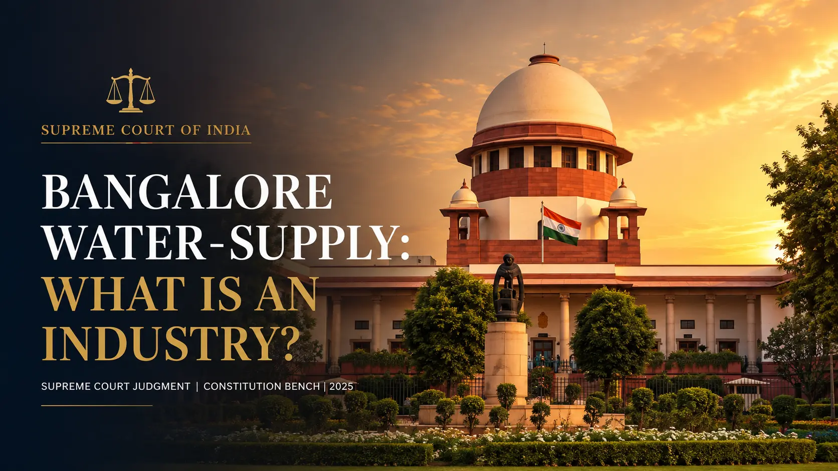 Bangalore Water Supply Judgment